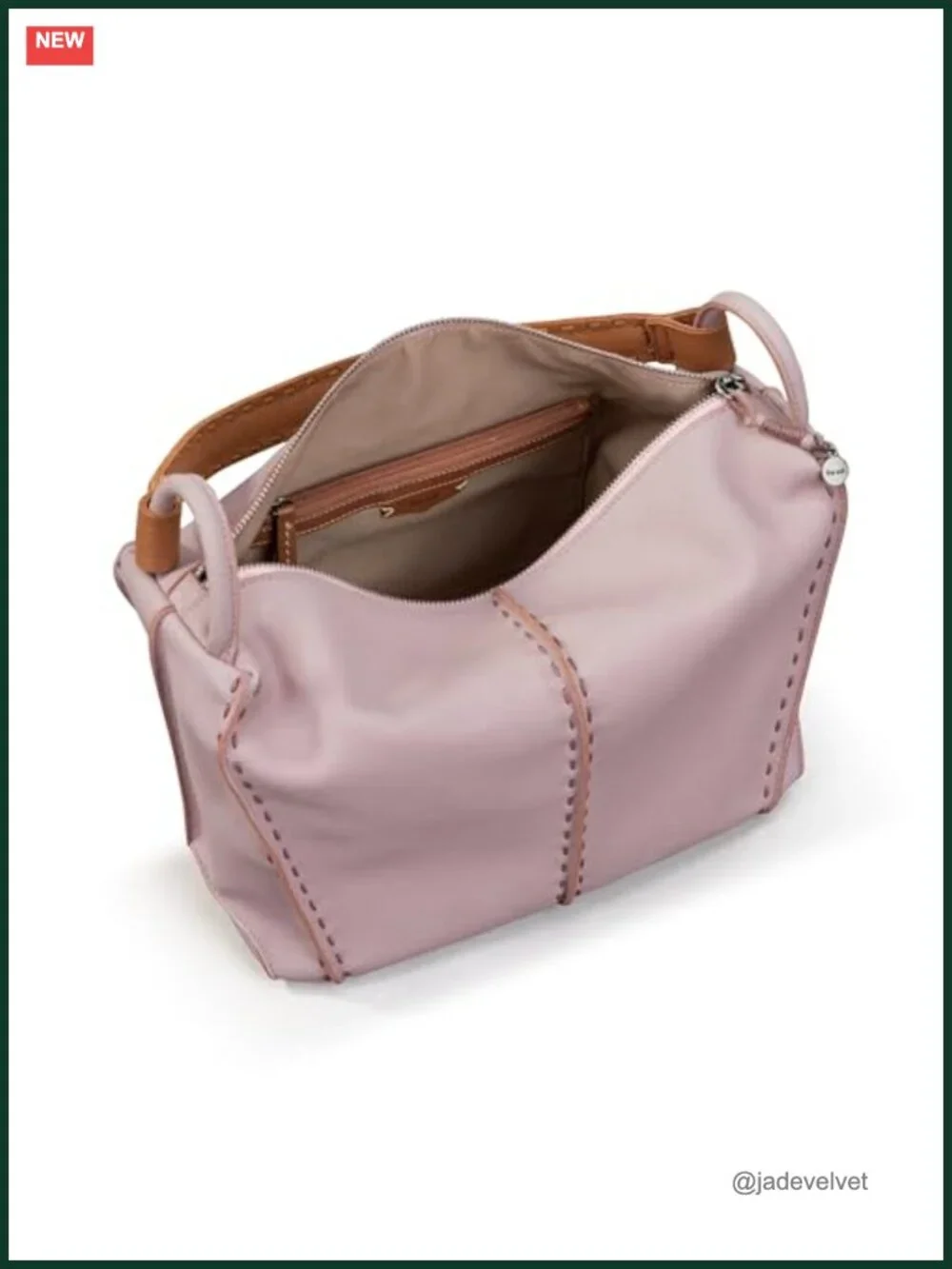 Large Hobo Handbag with Zipper Pocket - Premium Leather Purse for Everyday &